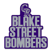 Colorado Rockies SLOGAN Collector Enamel Pin Jewelry Card