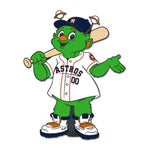 Houston Astros Mascot MLB Collector Enamel Pin Jewelry Card