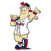 Atlanta Braves Mascot MLB Collector Enamel Pin Jewelry Card