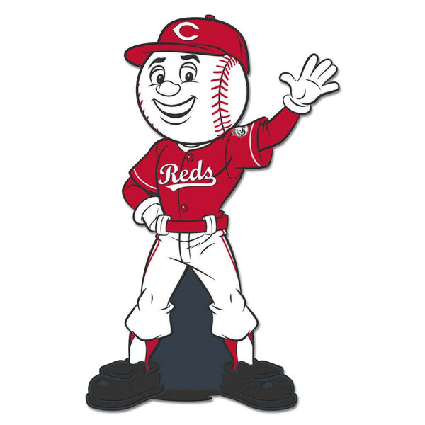 Cincinnati Reds Mascot MLB Collector Enamel Pin Jewelry Card