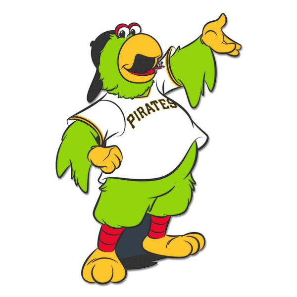 Pittsburgh Pirates Mascot MLB Collector Enamel Pin Jewelry Card