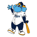 Tampa Bay Rays Mascot MLB Collector Enamel Pin Jewelry Card