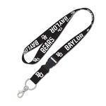 Baylor Bears BLACKOUT Lanyard w/detachable buckle 1"
