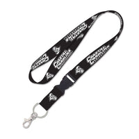 Wholesale-Coastal Carolina Chanticleers BLACKOUT Lanyard w/detachable buckle 1"