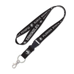 Wholesale-Florida State Seminoles BLACKOUT Lanyard w/detachable buckle 1"