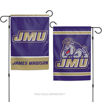 James Madison Dukes Garden Flags 2 sided 12.5" x 18"