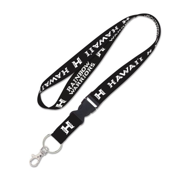 Wholesale-Hawaii Warriors BLACKOUT Lanyard w/detachable buckle 1"