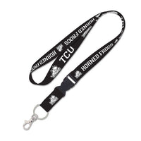 Wholesale-TCU Horned Frogs BLACKOUT Lanyard w/detachable buckle 1"