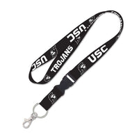 Wholesale-USC Trojans BLACKOUT Lanyard w/detachable buckle 1"