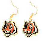 Cincinnati Bengals Earrings Jewelry Card