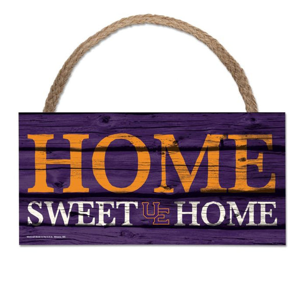 Wholesale-Evansville Purple Aces Wood Sign w/Rope 5" x 10"