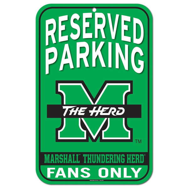 Marshall Thundering Herd Plastic Sign 11" x 17"
