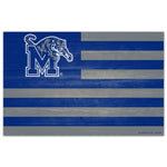 Memphis Tigers AMERICANA Wood Sign 11" x 17" 1/4" thick