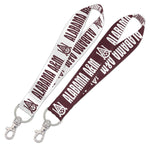 Alabama A&M Bulldogs Lanyard Key Strap 1"