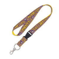 Wholesale-East Carolina Pirates LEOPARD PRINT Lanyard w/detachable buckle 1"