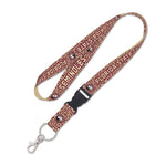 Wholesale-Florida State Seminoles LEOPARD PRINT Lanyard w/detachable buckle 1"
