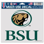 Wholesale-Bemidji State Beavers Multi-Use Decal -Clear Bckrgd 5" x 6"