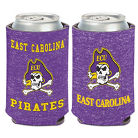 East Carolina Pirates TEAM HEATHERED COLORED Can Cooler 12 oz.
