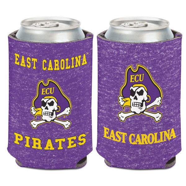 East Carolina Pirates TEAM HEATHERED COLORED Can Cooler 12 oz.