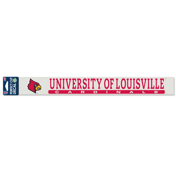 Wholesale-Louisville Cardinals Perfect Cut Decals 2" x 17"