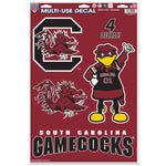 South Carolina Gamecocks Multi-Use Decal 11" x 17"
