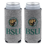 Wholesale-Bemidji State Beavers GRAY HEATHERED 12 oz Slim Can Cooler