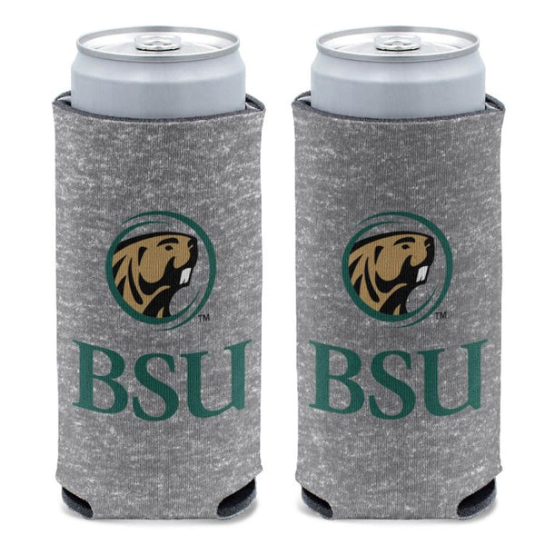 Wholesale-Bemidji State Beavers GRAY HEATHERED 12 oz Slim Can Cooler