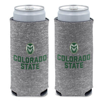 Colorado State Rams GRAY HEATHERED 12 oz Slim Can Cooler