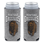 Wholesale-Montana Grizzlies GRAY HEATHERED 12 oz Slim Can Cooler