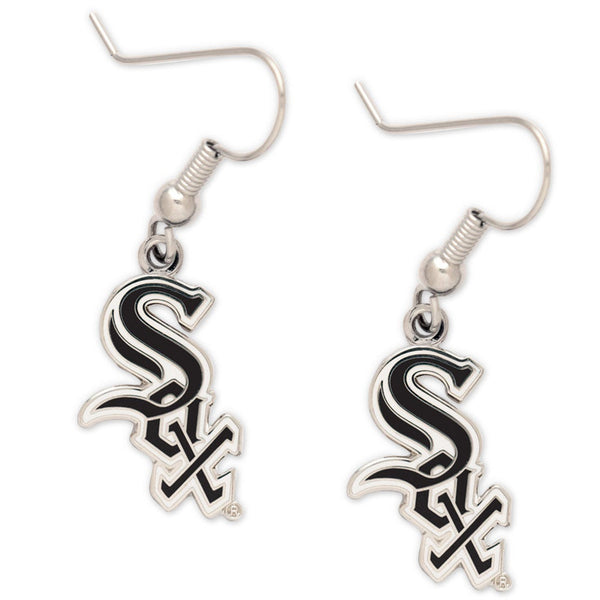 Chicago White Sox Earrings Jewelry Card