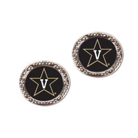 Wholesale-Vanderbilt Commodores Earrings Jewelry Carded Round