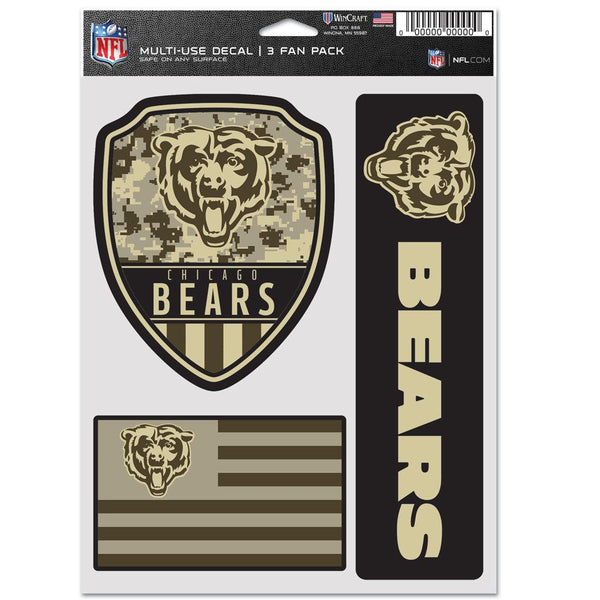 Chicago Bears Standard Multi Use 3 Fan Pack