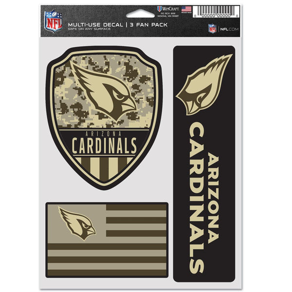 Arizona Cardinals Standard Multi Use 3 Fan Pack