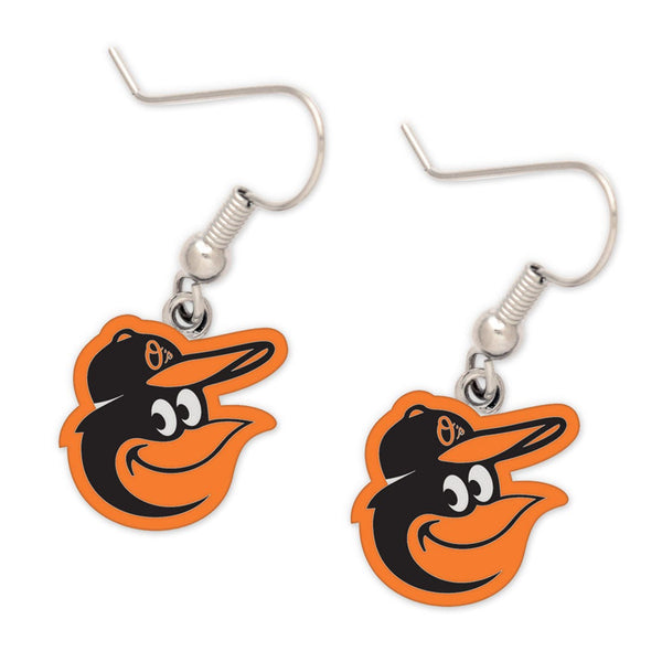 Baltimore Orioles Earrings Jewelry Card