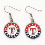 Texas Rangers Earrings Jewelry Card