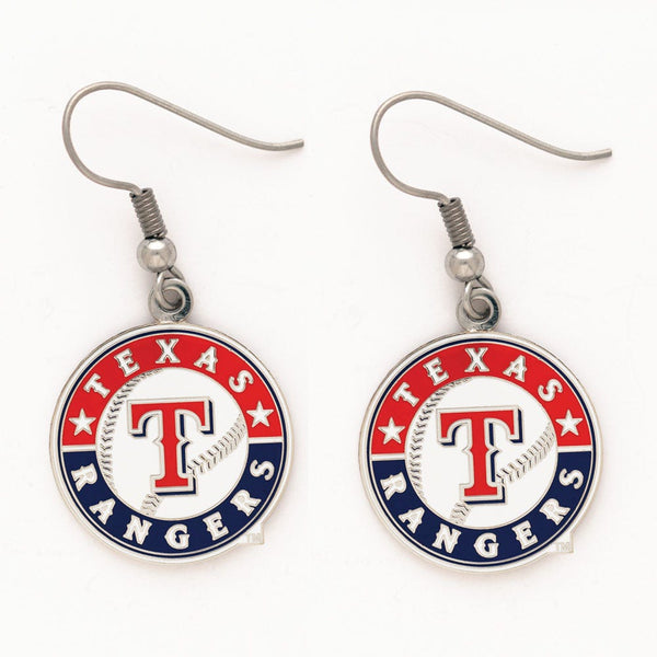 Texas Rangers Earrings Jewelry Card