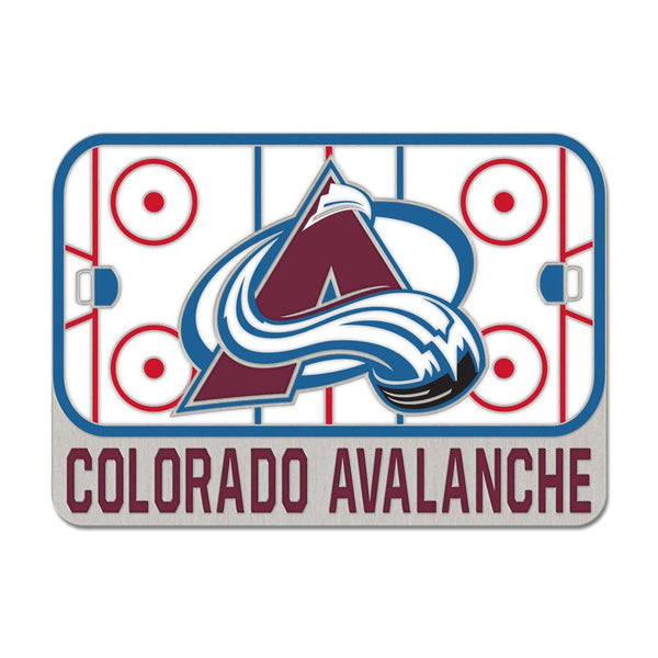 Colorado Avalanche RINK Collector Enamel Pin Jewelry Card