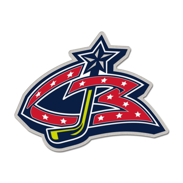 Columbus Blue Jackets retro Collector Enamel Pin Jewelry Card