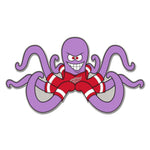 Detroit Red Wings mascot Collector Enamel Pin Jewelry Card