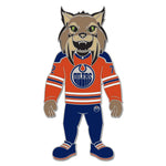 Edmonton Oilers mascot Collector Enamel Pin Jewelry Card