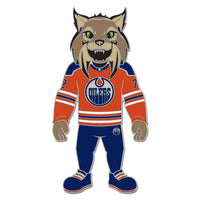 Edmonton Oilers mascot Collector Enamel Pin Jewelry Card