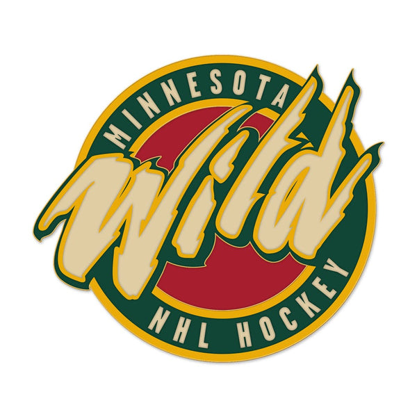 Minnesota Wild retro Collector Enamel Pin Jewelry Card