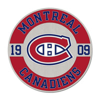 Montreal Canadiens ROUND EST Collector Enamel Pin Jewelry Card
