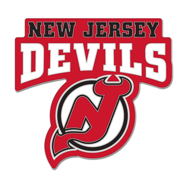 New Jersey Devils Collector Enamel Pin Jewelry Card