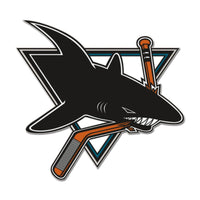 San Jose Sharks RETRO Collector Enamel Pin Jewelry Card