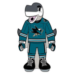 San Jose Sharks SJ SHARKIE Collector Enamel Pin Jewelry Card