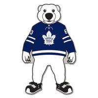 Toronto Maple Leafs Mascot Collector Enamel Pin Jewelry Card