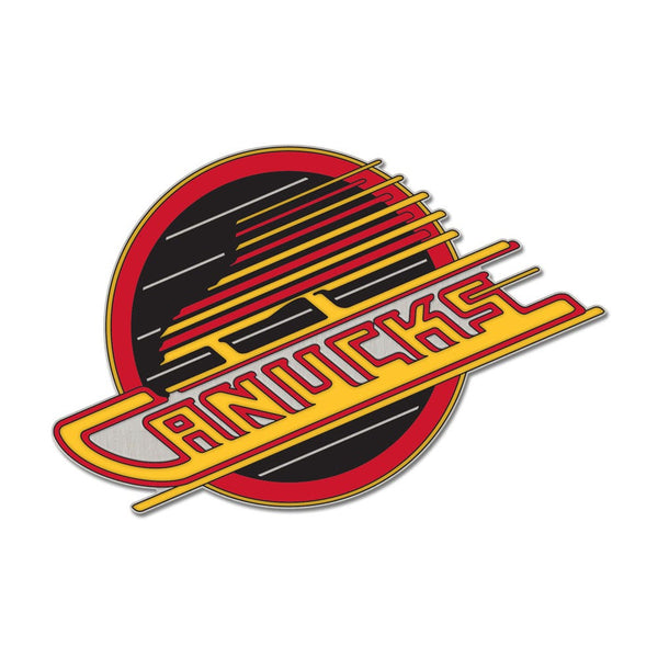 Vancouver Canucks / Vintage NHL vintage Collector Enamel Pin Jewelry Card