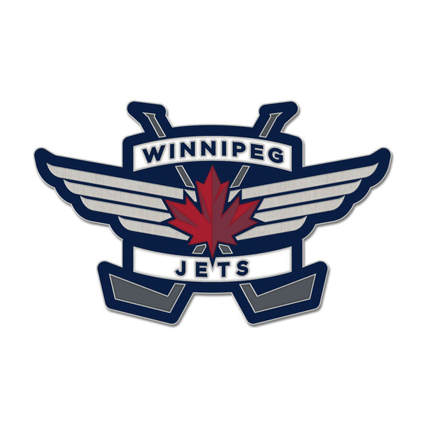 Winnipeg Jets Collector Enamel Pin Jewelry Card