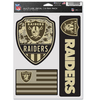 Las Vegas Raiders Standard Multi Use 3 Fan Pack